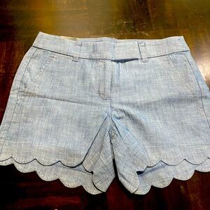 J.Crew Woman  Scallop Short 4” Short Size 00